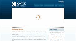 Desktop Screenshot of katzproperties.com